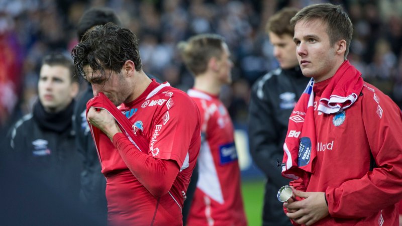 Fredrik Pålerud under cupfinalen i fjor.