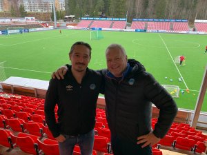 TRENER: Rolf Erik Johnsen skal trene KILs gatelag. Her sammen med Stein-Erik Stormoen (t.v.).