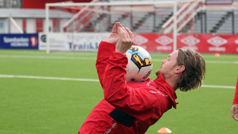 Ørjan Røyrane lekte seg på Gjemselundmatta.