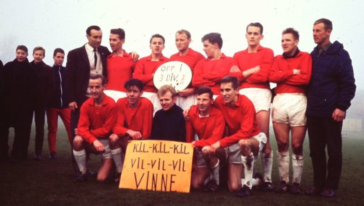 KILs opprykkslag fra 1965. Opprykk til landets tredje øverste nivå.